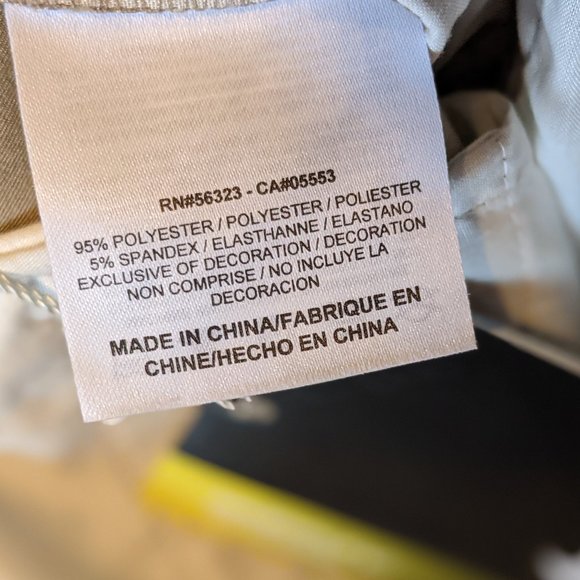 NWT Men (W34 x 32) - NIKE GOLF Dri-Fit Khaki Pants - Picture 7 of 8